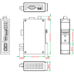 Moxa ICF-1150I-M-SC serial converter/repeater/isolator RS-232 Fiber (SC)