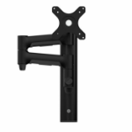 Atdec AWMS-46W35-B monitor mount / stand 46 cm (18.1") Black Wall