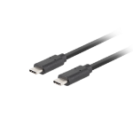 Lanberg CA-CMCM-32CU-0010-BK USB cable 1 m USB 3.2 Gen 2 (3.1 Gen 2) USB C Black