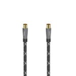 Hama 00205070 coaxial cable 1.5 m Black, Grey