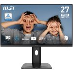 MSI Pro MP273QP E2 computer monitor 27" 2560 x 1440 pixels Wide Quad HD LED Black