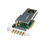 AJA CRV44-T-NC1 - Corvid 44 - 3G-SDI PCIe I/O Card with HD-BNC Connectors, Active Cooling, No RS-422