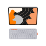 Logitech Flip Folio QWERTZ Zwitsers Bluetooth Licht Grijs
