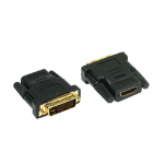 Alcasa HDMI 19pin - DVI Zwart