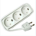 Microconnect GRUELU3H015 power extension 1.5 m 3 AC outlet(s) White
