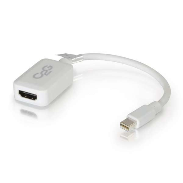 Image of C2G 20cm Mini DisplayPort to HDMI Adapter - Thunderbolt to HDMI...