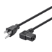 Monoprice 7676 power cable Black 72" (1.83 m) NEMA 5-15P IEC C13