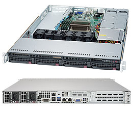 Supermicro 5019S-WR Intel® C236 LGA 1151 (Socket H4) Rack (1U) Black
