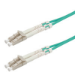 VALUE LWL-Kabel 50/125µm OM3, LC/LC, türkis 2m