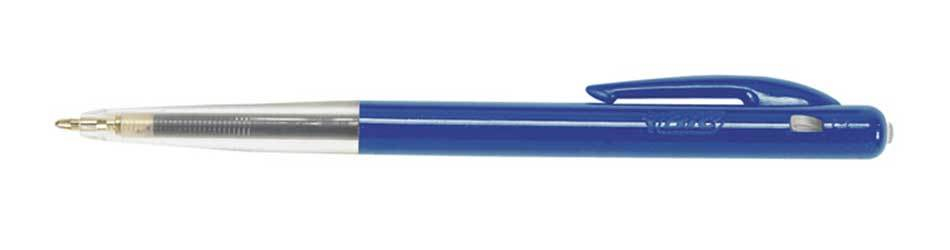 Image of BIC M10 clic Blue Clip-on retractable ballpoint pen Medium 50 pc(s)