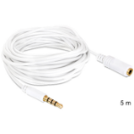 DeLOCK 3.5mm 5m audio cable White