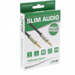 InLine Basic Slim Audio Cable 3.5mm M/M, Stereo, 1m