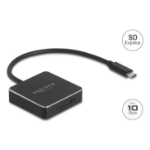 DeLOCK 91019 geheugenkaartlezer USB 3.1 (Gen 2) Type C Zwart