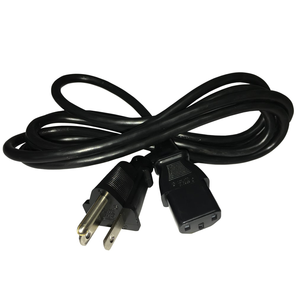 Videk IEC C13 F to US Mains 3 Pin M Cable 2Mtr