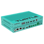 Turtle AV CHAZY 4K TX. HDMI 2.0 4K60 4:4:4 HDR AV over IP Low Latency Transmitter (+ Dante AV-A logo)