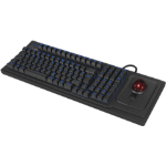 KeySonic KSK-8202ELU-T (US) toetsenbord Universeel USB QWERTY Amerikaans Engels Zwart