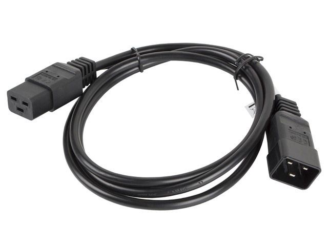 Lanberg CA-C19E-10CC-0018-BK power cable Black 1.8 m C19 coupler C20 coupler