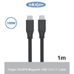 Origin Storage USB-C-C Magnetic cable 3.2 10Gbps 100W 20V 5A