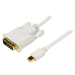 StarTech.com MDP2DVIMM3W video cable adapter 35.4" (0.9 m) mini DisplayPort DVI-D White