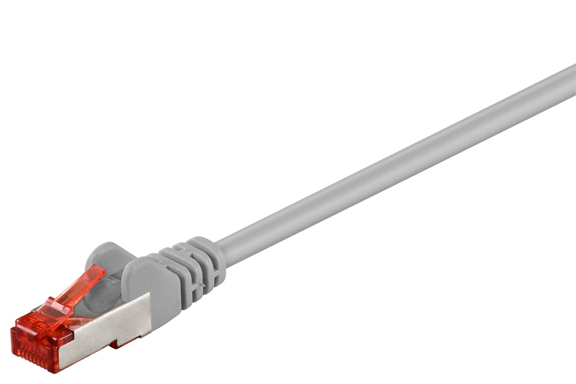 EU Product - CAT 6 Patchkabel S/FTP PiMF Grau - Cable - Network thumbnail