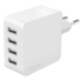 LogiLink PA0336W mobile device charger Universal White AC Fast charging Indoor