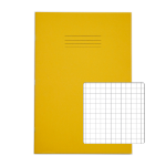 Rhino A4 Exercise Book 32 Page Yellow S7 (Pack of 100)