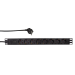 LogiLink PDU8C02 power distribution unit (PDU) 8 AC outlet(s) 1U Black