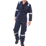 BEESWIFT Flame Retardant Burgan Boilersuit Anti-Static Navy Blue 42