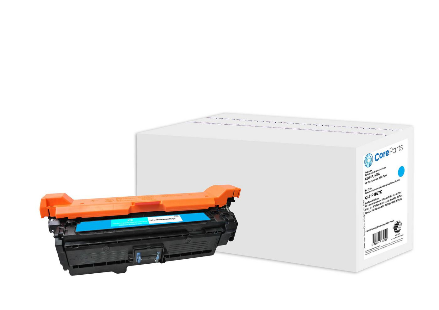 Image of CoreParts QI-HP1027C toner cartridge 1 pc(s) Compatible Yellow