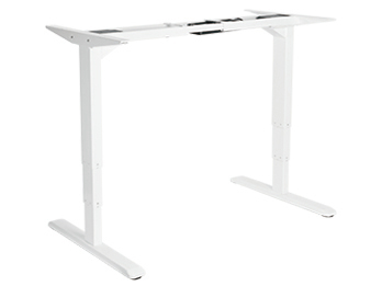 Image of Equip ERGO Electric Sit-Stand Desk Frame, Dual Motor, White