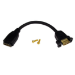 Cables Direct HDMI Stub (v1.4) HDMI cable 0.165 m HDMI Type A (Standard) Black