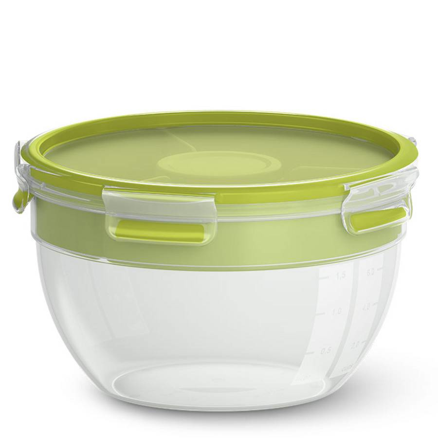 Image of Groupe SEB EMSA CLIP & GO Salad box XL - Box - Round - 2.6 L -...