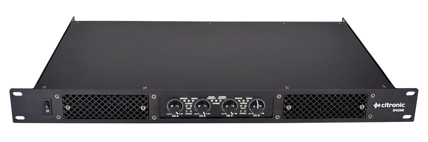 Photos - Amplifier Citronic 172.142UK audio  4.0 channels Black 