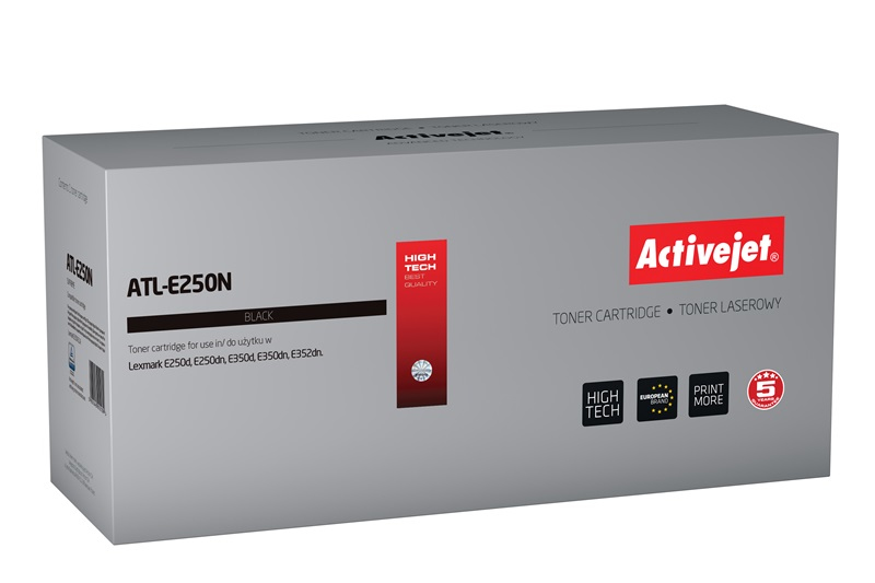 Activejet ATL-E250N toner (replacement for Lexmark E250A11E; Supreme; 3500 pages; black)