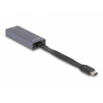 DeLOCK 66248 cable gender changer RJ-45 USB C Grey