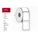 Capture 75001758 printer label