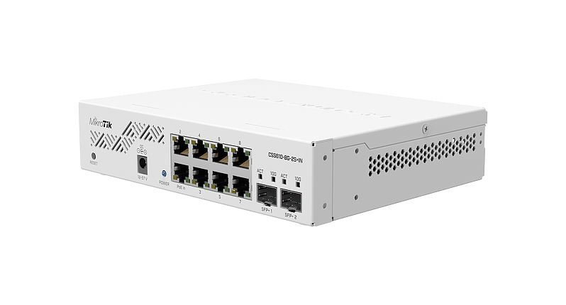 Image of Mikrotik CSS610-8G-2S+IN network switch Gigabit Ethernet...