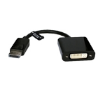 QVS DisplayPort/DVI Black