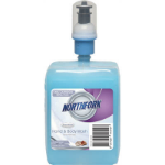 NORTHFORK LIQUID HANDWASH CARTRIDGE 1 LITRE PEARL BLUE