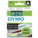 Dymo 45809/S0720890 DirectLabel-etikettes black on green 19mm x 7m for Dymo D1 6-19mm/24mm/400 Duo