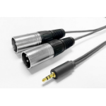 Vivolink PROMJXLRS15 audio cable 15 m 3.5mm XLR Black