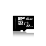 Silicon Power 32GB Elite MicroSDHC Class10 UHS-1 tot 85Mb/s incl. SD-adapter Zwart