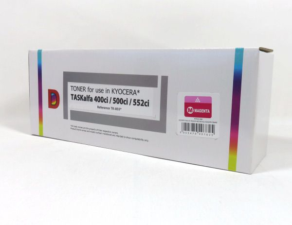 Data Direct Kyocera 400 500 552 Toner Magenta Compatible TK855M