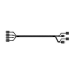 Intel A2U4PSWCXCXK2 Serial Attached SCSI (SAS) cable 0.875 m Black