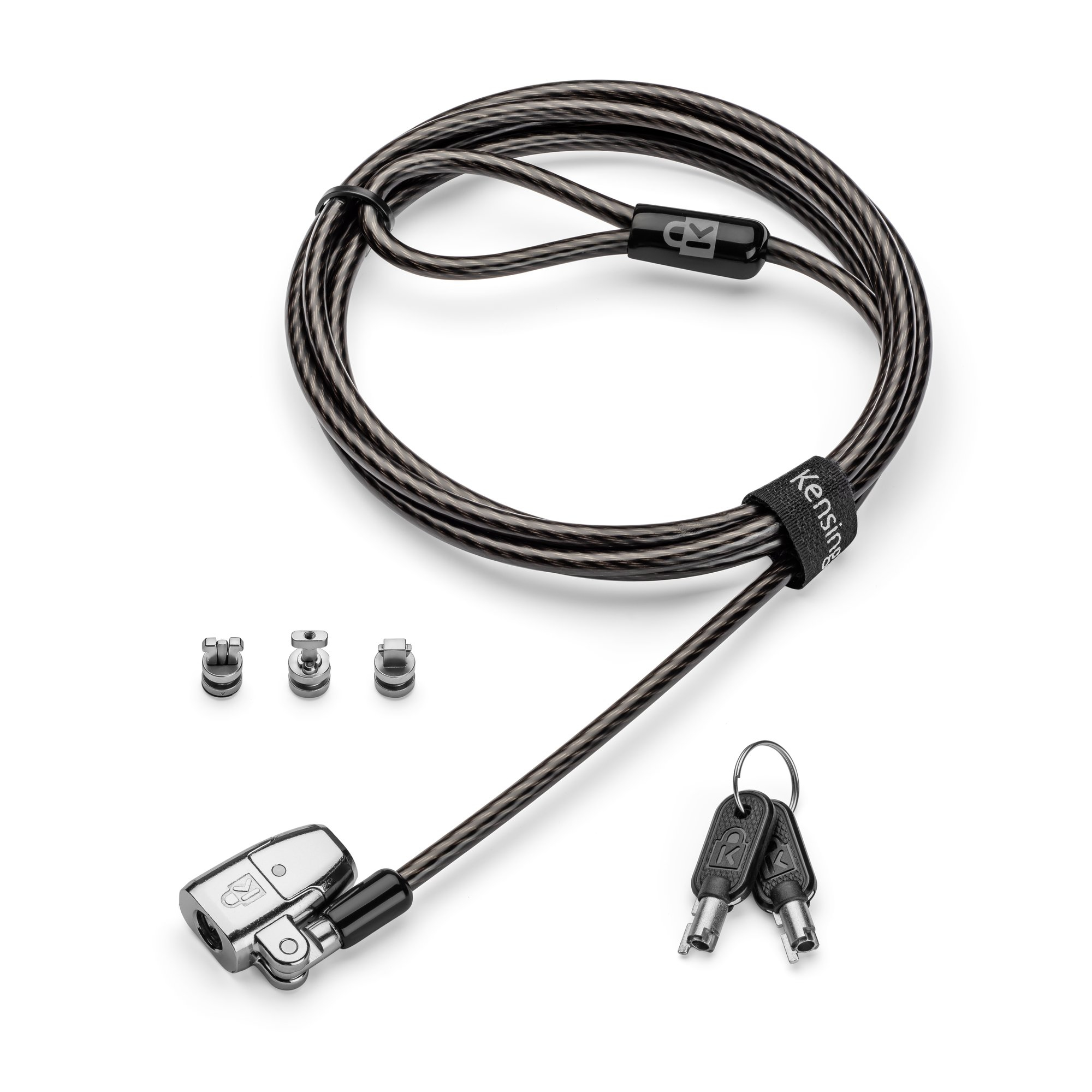Photos - Cable (video, audio, USB) Kensington ClickSafe 2.0 3-in-1 Keyed Laptop Lock (T-Bar, Nano & W K68 