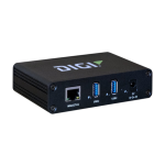 Digi AW02-G300 interface hub USB 3.2 Gen 1 (3.1 Gen 1) Type-A 1000 Mbit/s Black