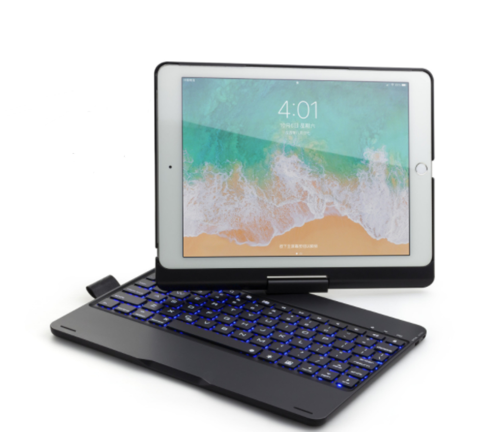 JLC Apple iPad 9.7 Twist Keyboard Case - Black