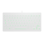 Contour Design Active Key Contour QuickClean Medical Keyboard IP68 Backlit Mini Wired White UK CB4112