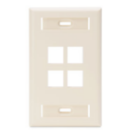 Leviton 42080-4TS wall plate/switch cover Almond