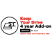 Lenovo Keep Your Drive Add On - Extended service agreement - 4 years - for ThinkCentre M90, M900, M90n-1 IoT, M90q Gen 3, M90s Gen 3, M910, M920, M93